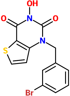 (图片) MC080101 1-(Br-Bn)-3-OH-thieno[3,2-d]pyrimidine-2,4(1H,3H)-dione